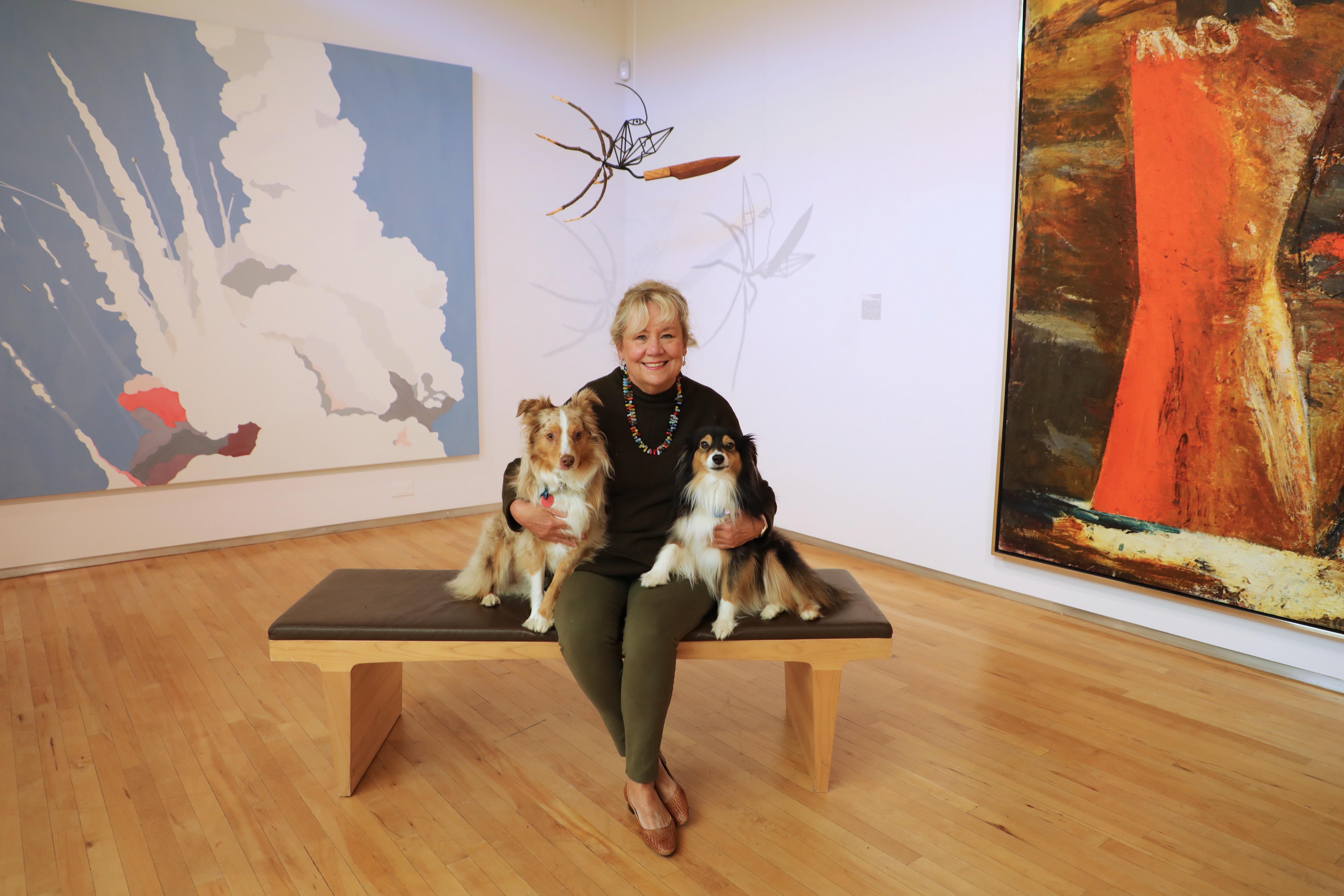Judy Larson and Dogs 